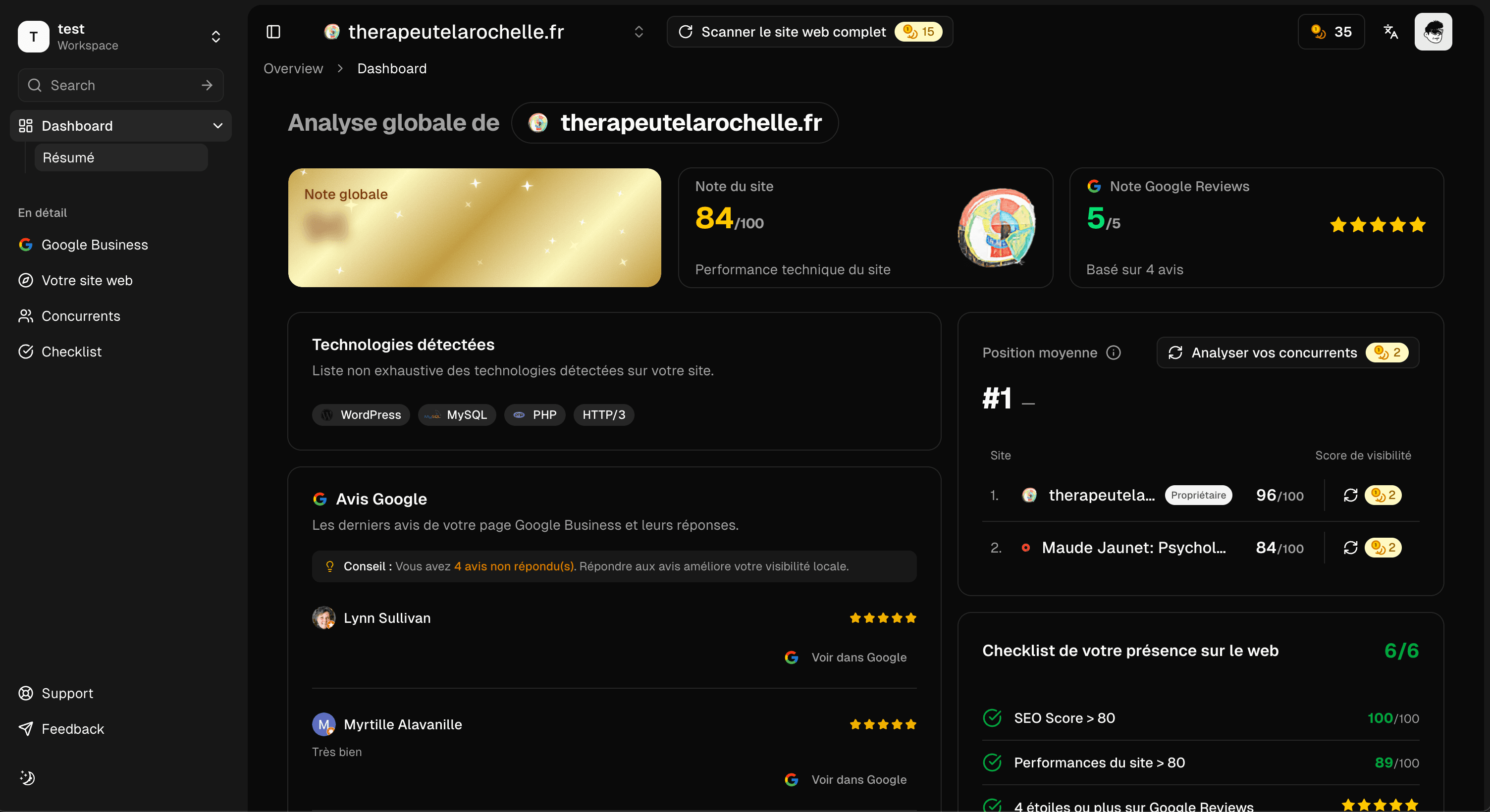 Dashboard